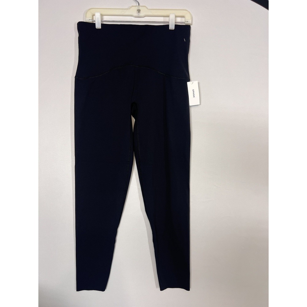 Spanx Black High Rise Capri Leggings Compression Shapewear Size XL NWT